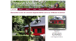 Desktop Screenshot of pension-mueller.de